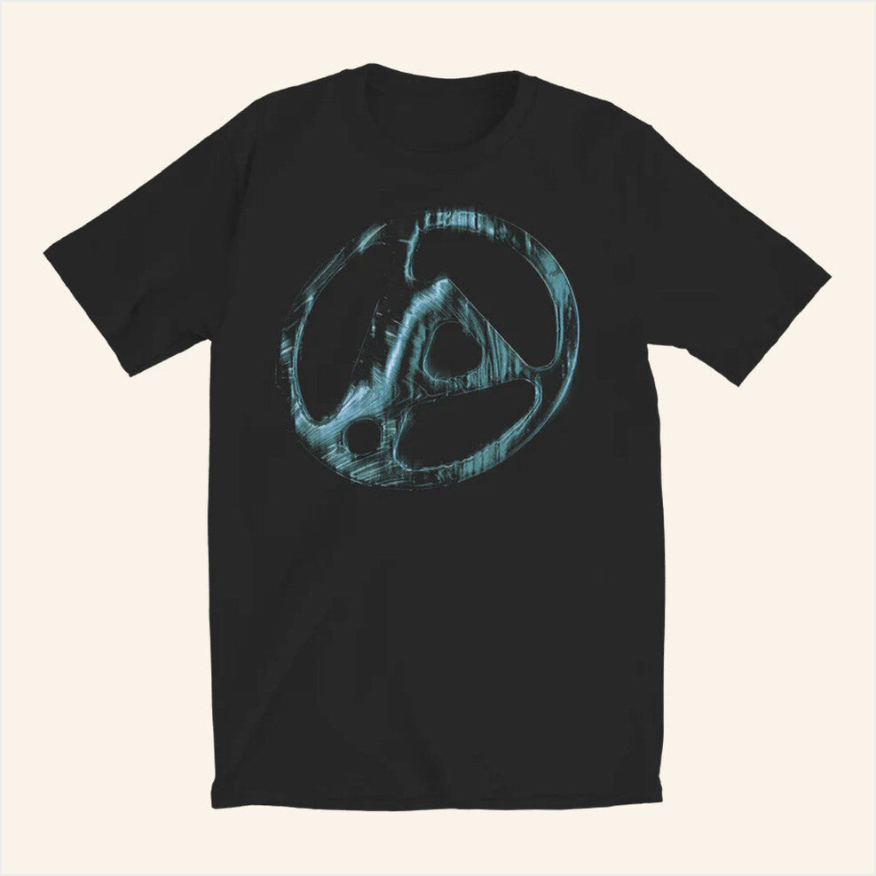 Linkin Park Merch From Zero 2025 Tour FZ Teal Suspended Morph Logo Black T-Shirt Fans Gifts-1