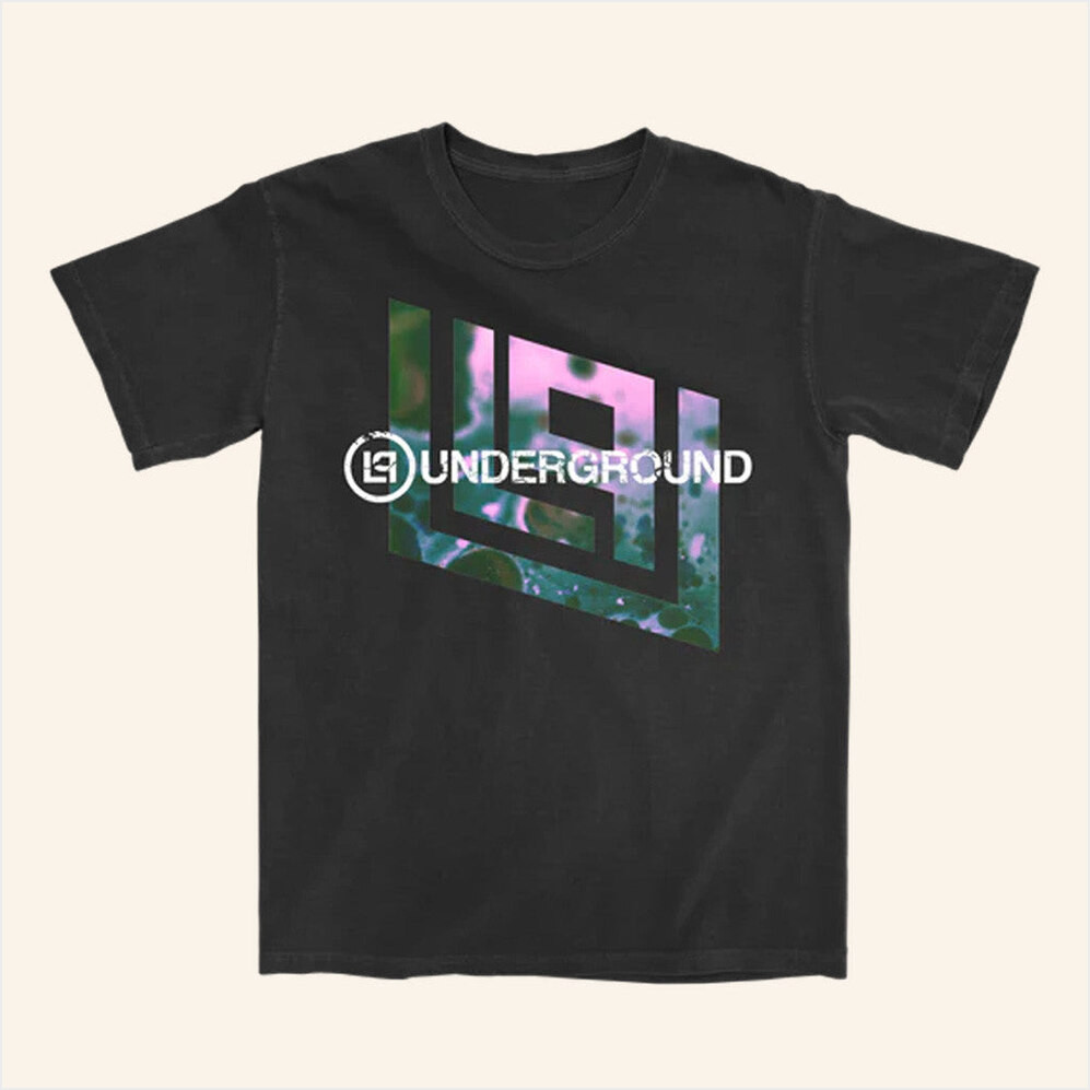 Linkin Park Merch From Zero 2025 Tour LPU Photo Black T-Shirt Gifts For Him Her Gifts For Fans-1