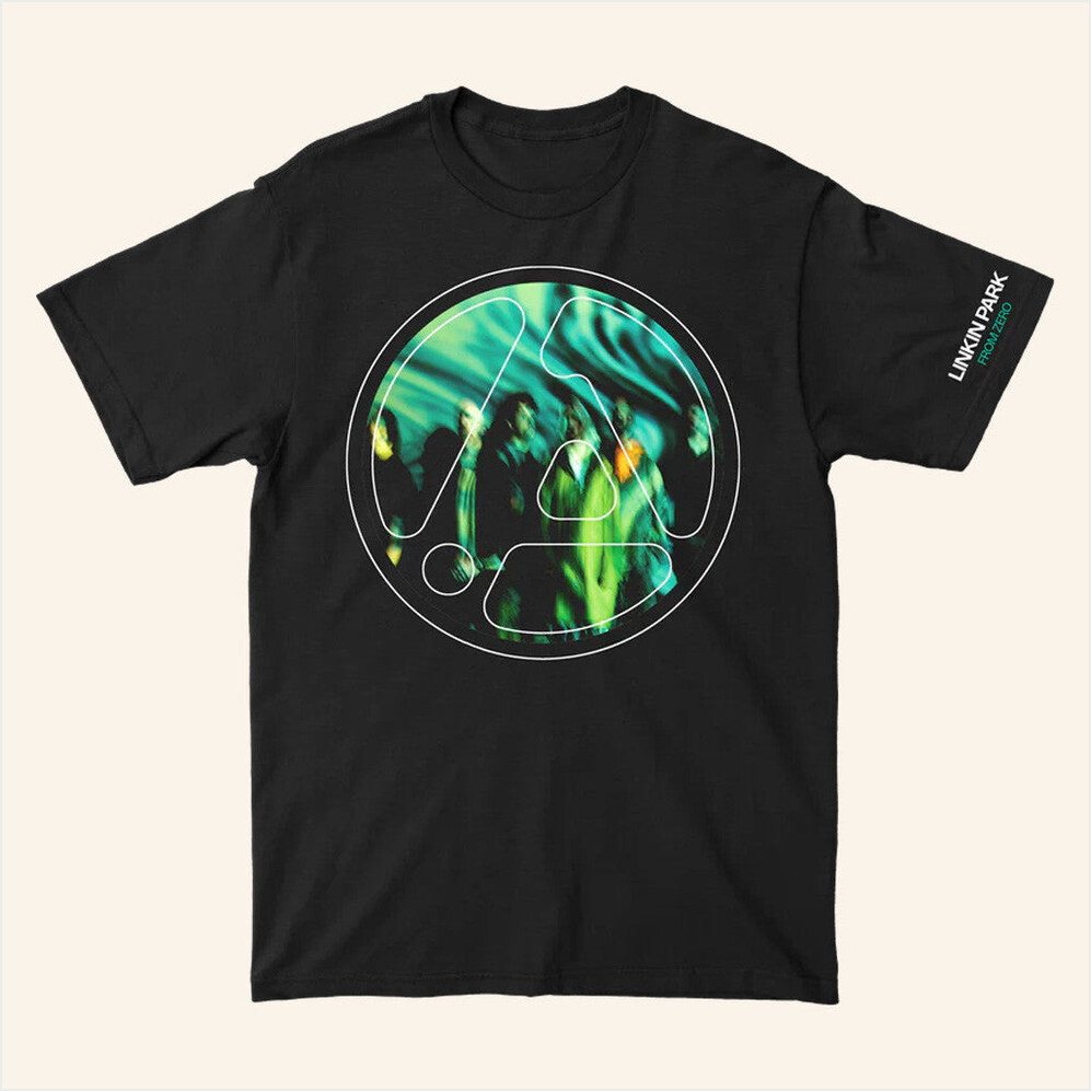 Linkin Park Merch From Zero 2025 Tour Photo Black T-Shirt Gifts For Music Lovers Gifts For BFF-1