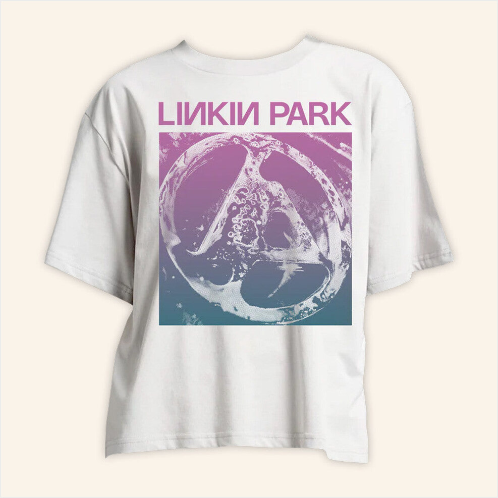 Linkin Park Merch From Zero 2025 Tour White T-Shirt Cool Gifts For Music Lovers Gifts For BFF-1