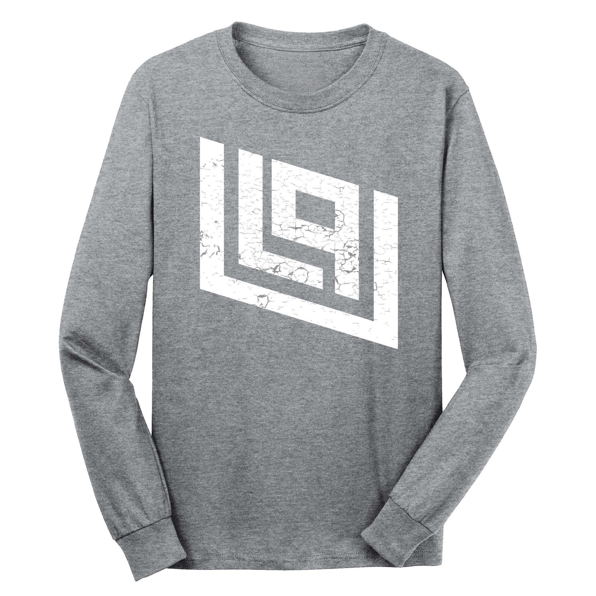 Linkin Park Tour Merch Long Sleeve Shirt Lpu Icon Distressed Heather Gray Best Fan Apparel-1