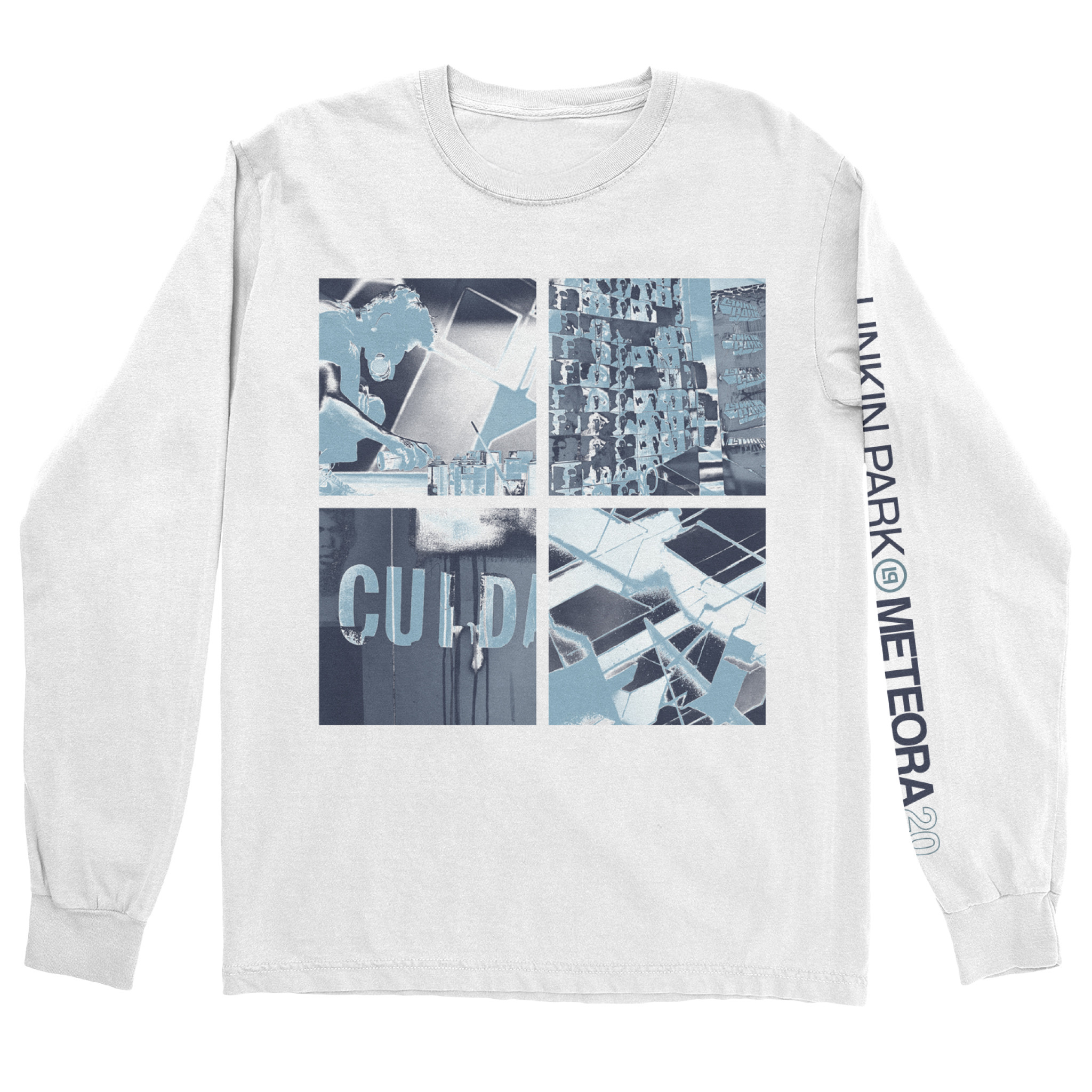 Linkin Park Tour Meteora Boxes White Long Sleeve Unique Rock Merch Gift-1