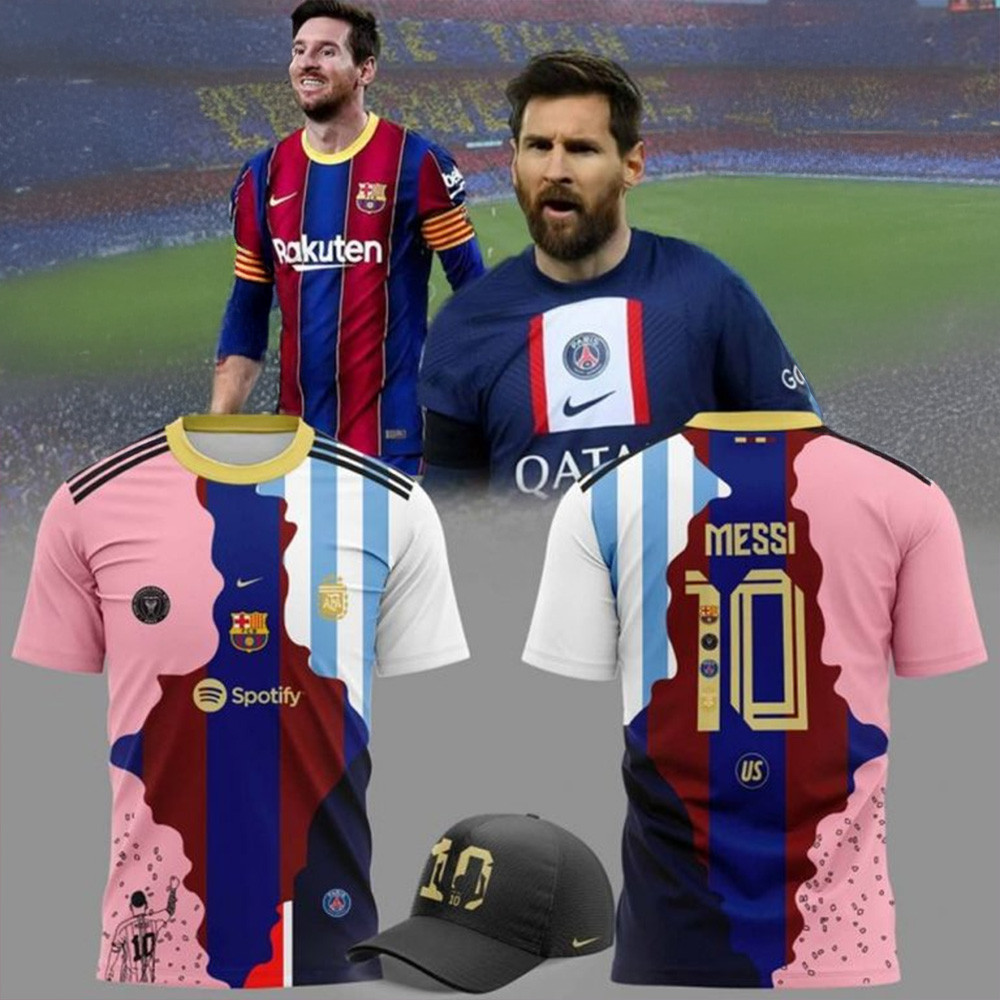 Lionel Messi GOAT New 2025 Shirt Presents For Football Fans-1