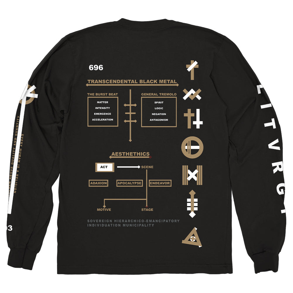 Liturgy Merch Haqq Black Long Sleeve Shirt Liturgy Shirt Father's Day Gifts For Boyfriend-1