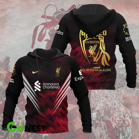 Liverpool FC 2025 Premier League Champions Hoodie Football Lovers Gifts-1