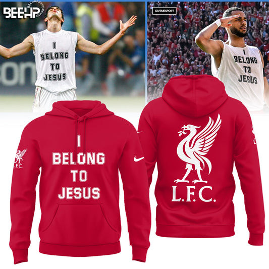 Liverpool FC I Belong To Jesus Hoodie Gifts For Football Fan-1