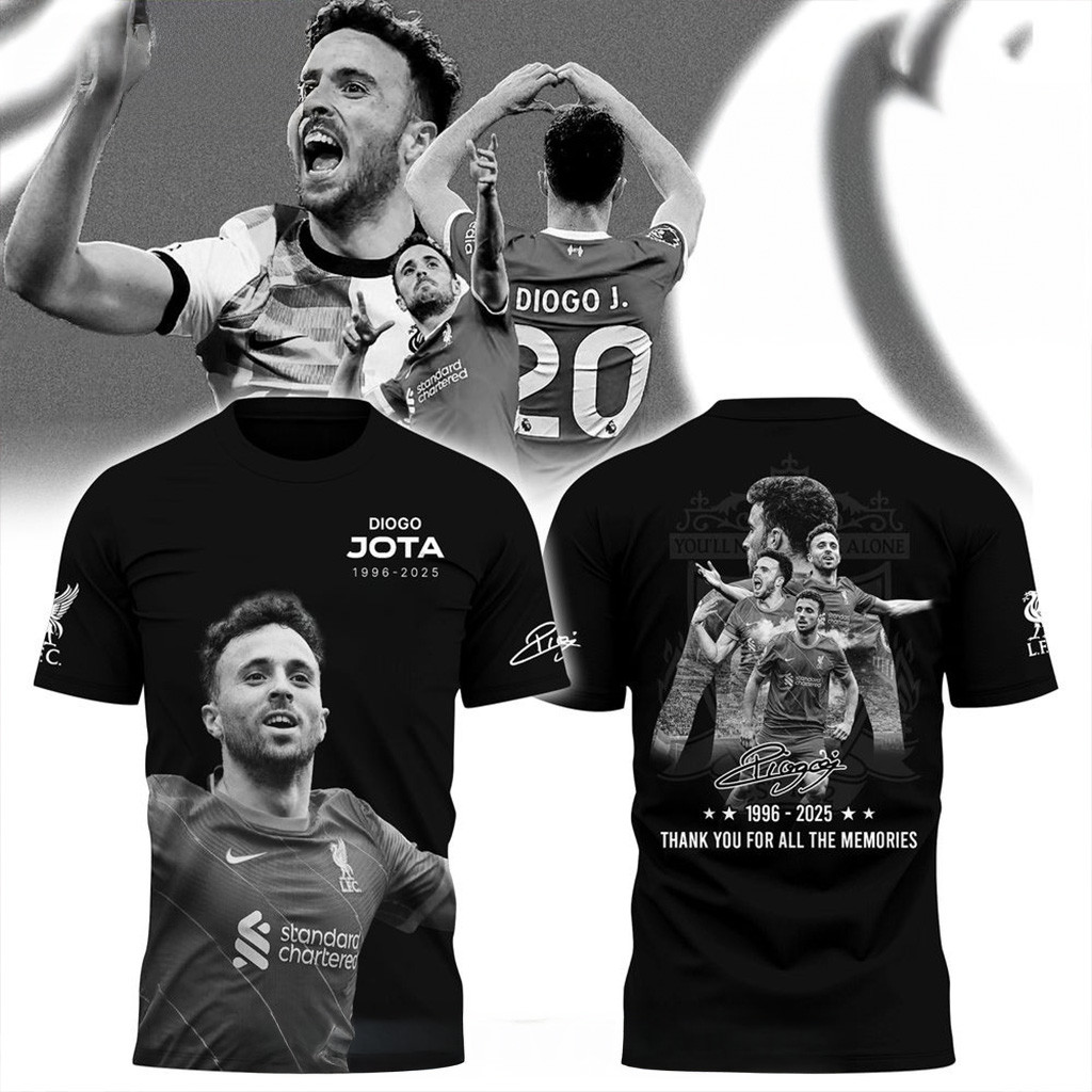 Liverpool FC x Diogo Jota Shirt Thanks You For All The Memories Shirt Diogo Jota Merch Fan Gifts-1