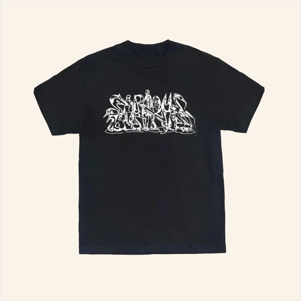Lofi Merch Antwan Horfee X Gallery Commune Serious Business Black T-Shirt Gifts For Father-1