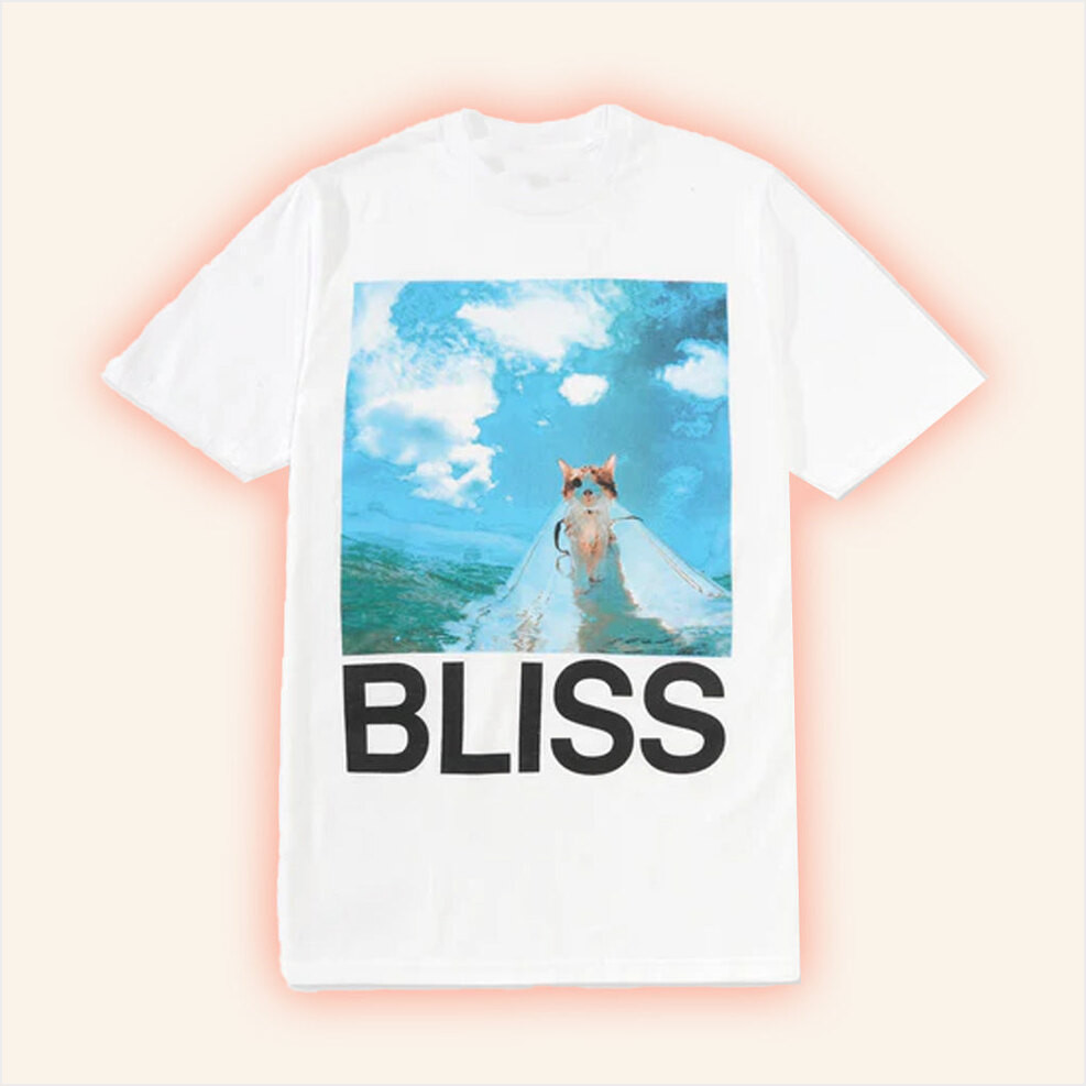 Lofi Merch Bliss White Shirt Birthday Gifts For Boyfriend Gifts For Fans Christmas Presents Ideas-1