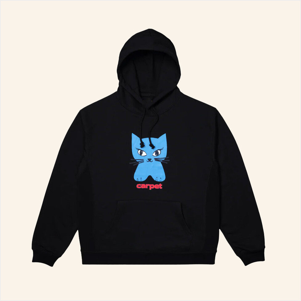 Lofi Merch Cat Black Hoodie Birthday Presents For Friends Birthday Gifts For Besties Christmas Presents-1