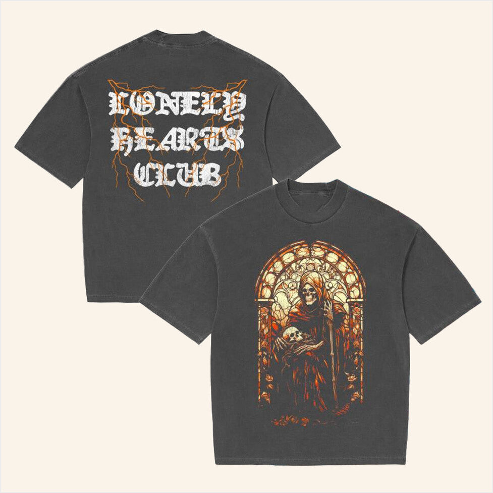 Lonely Hearts Club Merch Eternal Love T-Shirt Birthday Gifts For Him Gifts For Friends-1