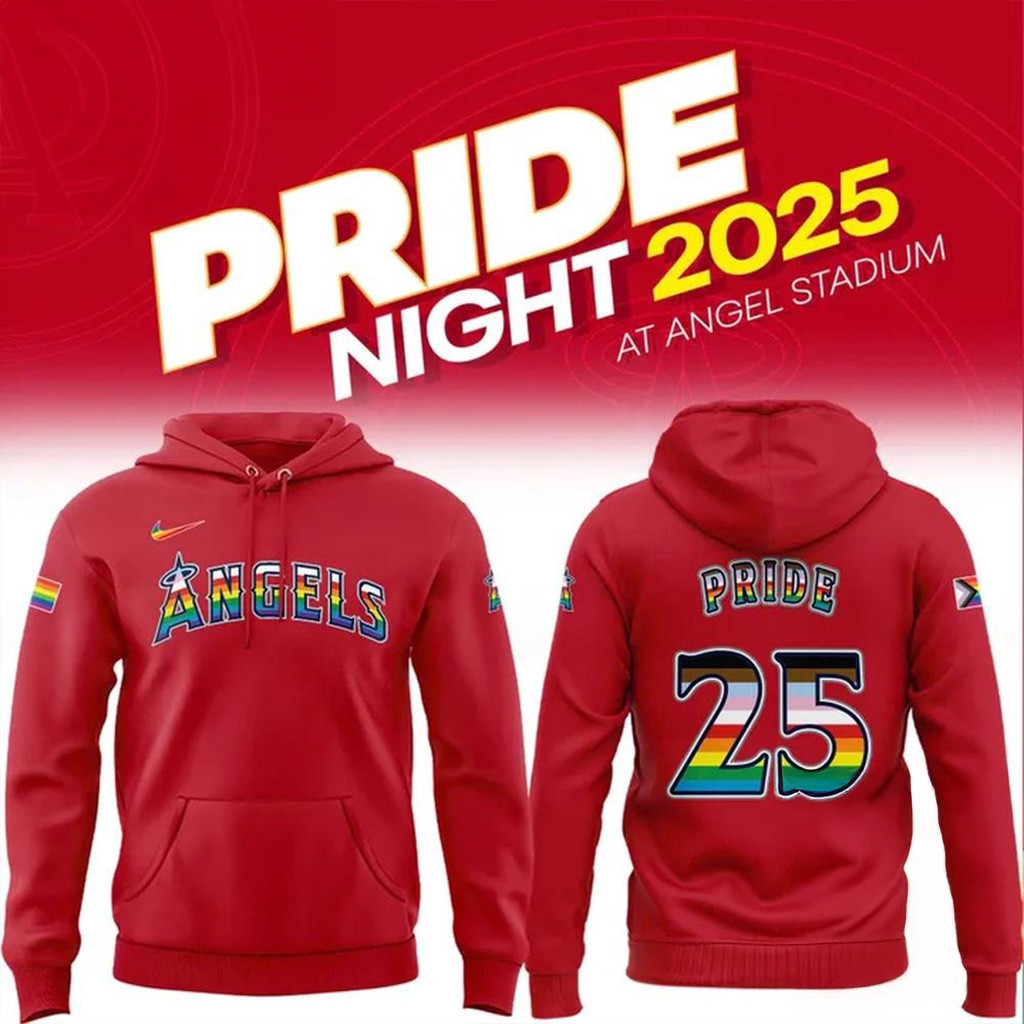 Los Angeles Angels Pride Night 2025 Hoodie-1