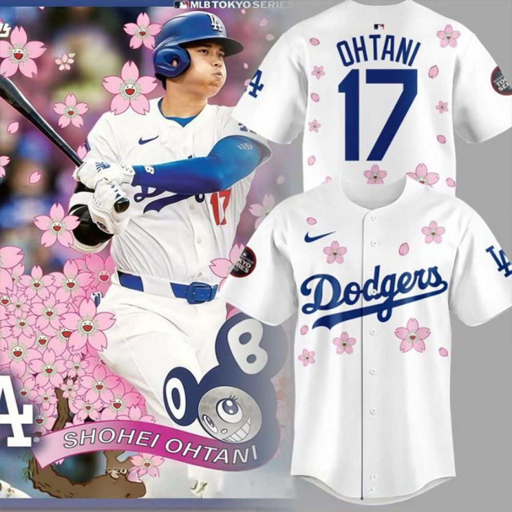 Los Angeles Dodgers 2025 Tokyo Series OTANI Baseball Jersey Perfect Father's Day Gifts-1