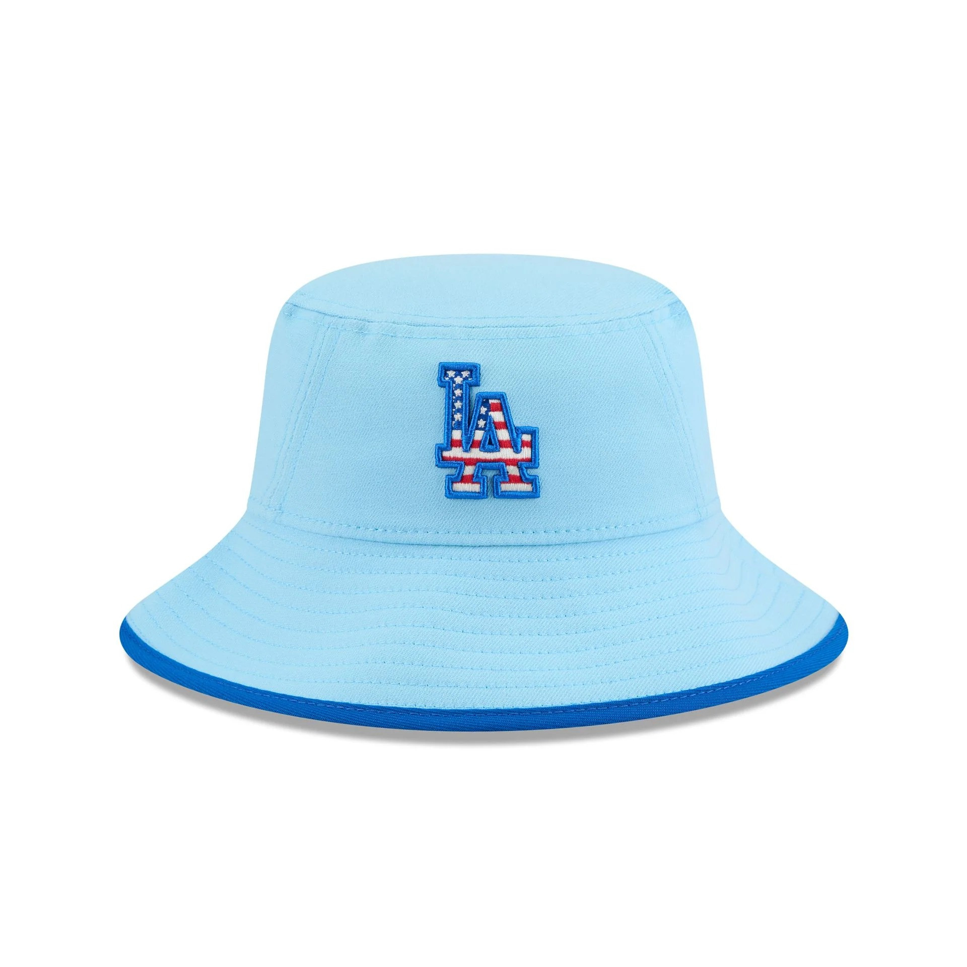 Los Angeles Dodgers 4th Of July Hat 2025 MLB Independence Day Merch Bucket Hat Fans Gifts-1