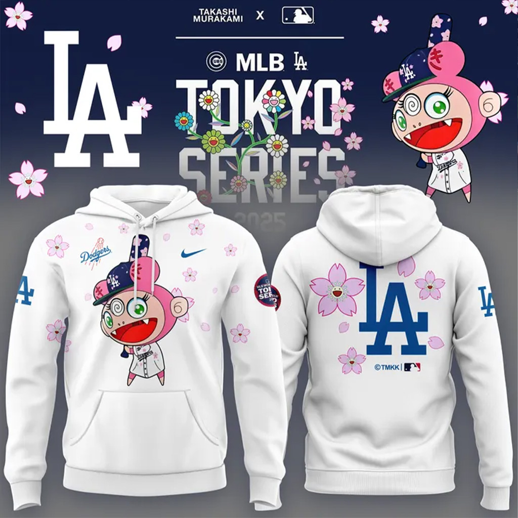 Los Angeles Dodgers Back To Back Champions Hoodie World Tour Tokyo Series Hoodie Fan Merch-1