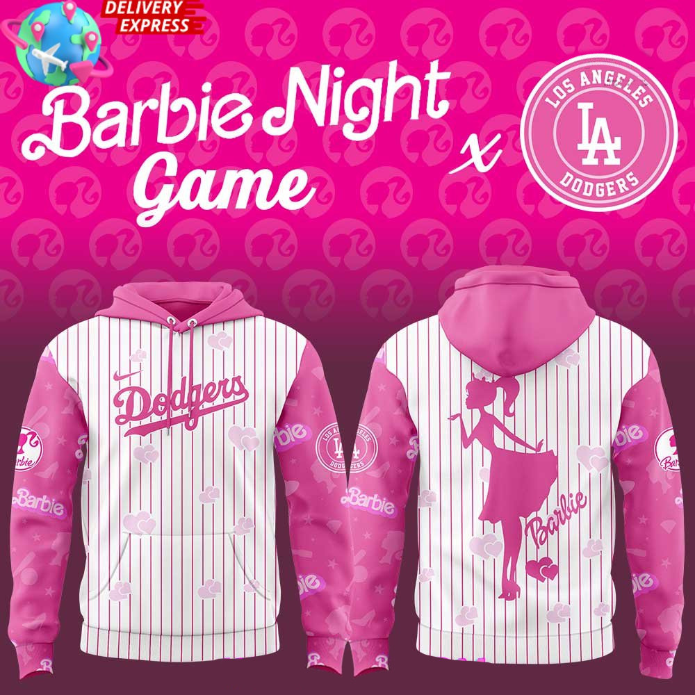 Los Angeles Dodgers Barbie Night Game 2025 Hoodie Father's Day Gifts For Husband-1