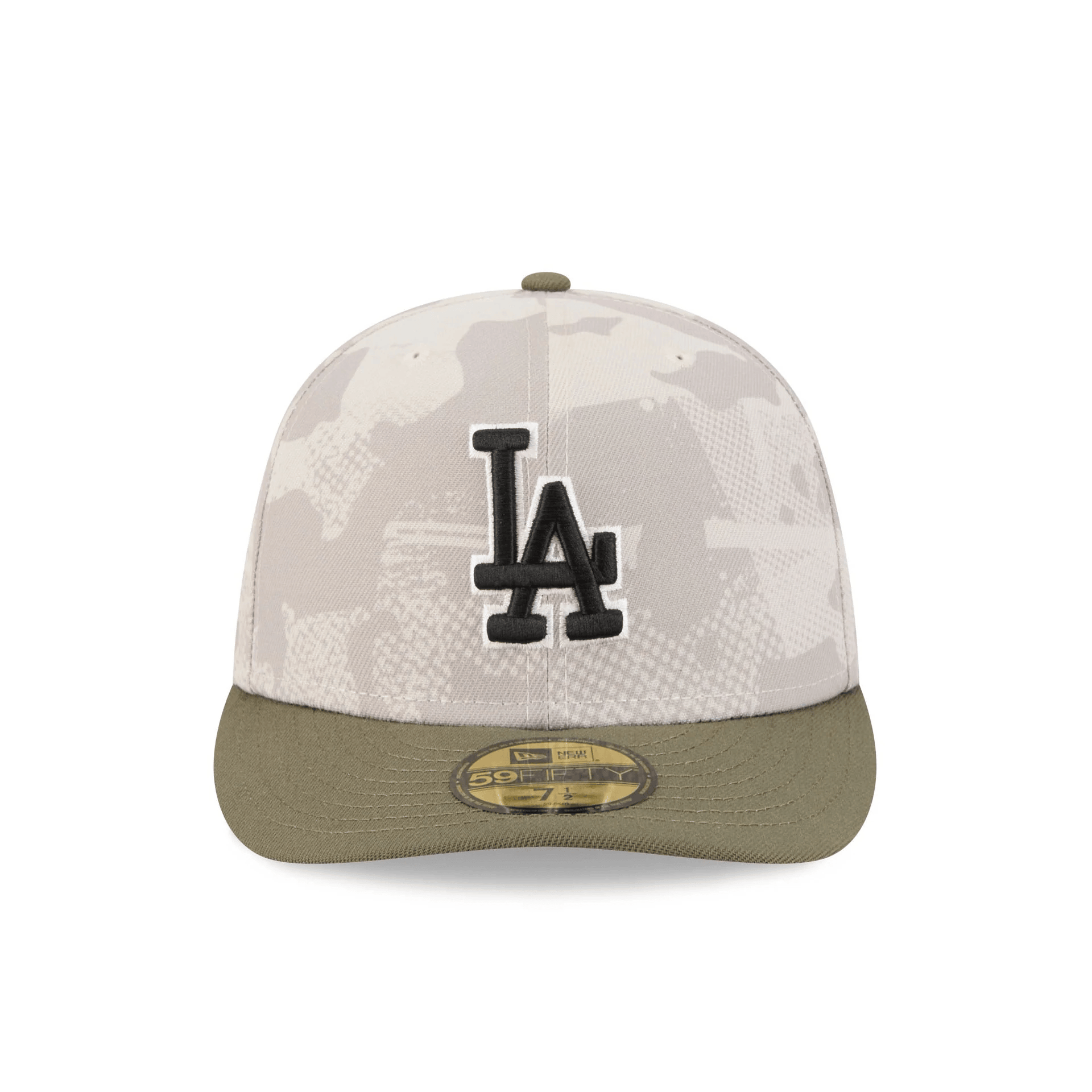 Los Angeles Dodgers Camo Hat MLB Armed Forces Day 2025 Hat Merch Great Father's Day Gifts-1