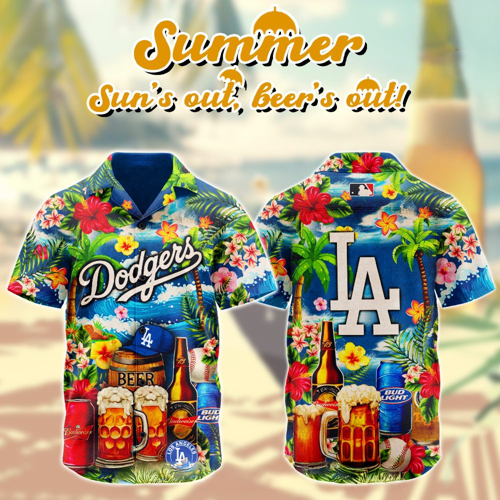 Los Angeles Dodgers MLB Summer 2025 Hawaiian Shirt Los Angeles Dodgers Merch Gifts For Dad-1