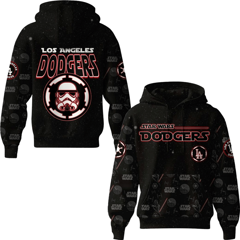 Los Angeles Dodgers MLB x Star Wars Night 2025 Hoodie Los Angeles Dodgers Merch Gift For Dad-1
