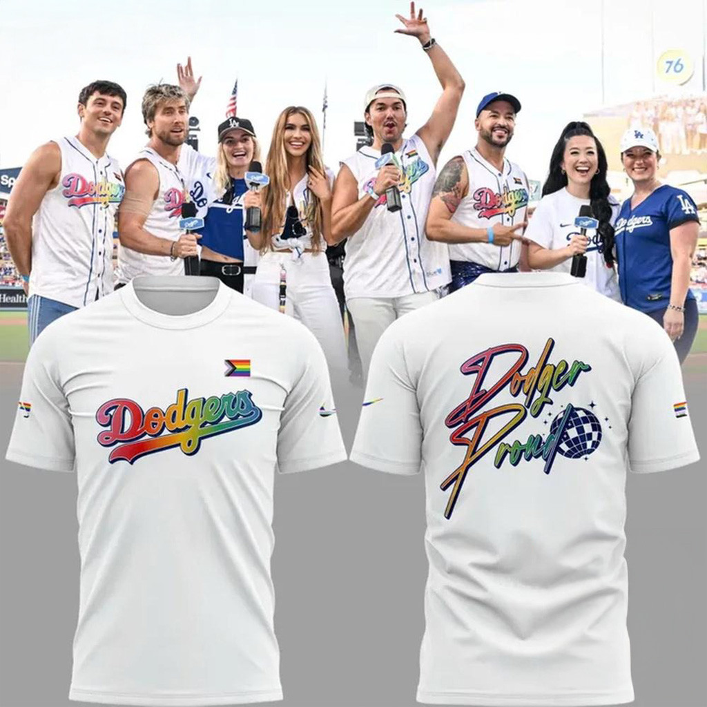 Los Angeles Dodgers Pride Night 2025 T-Shirt-1 Los Angeles Dodgers Pride Night 2025 T-Shirt-1