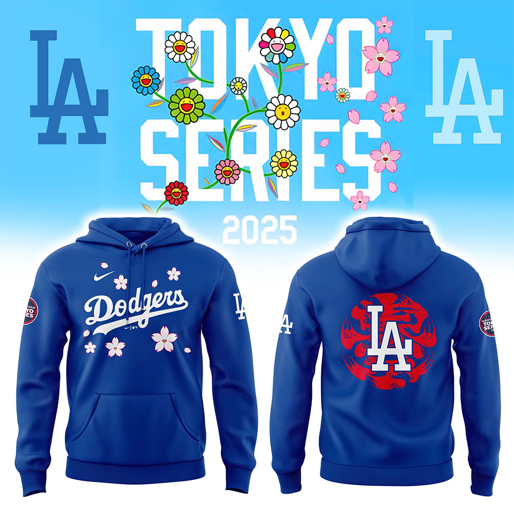 Los Angeles Dodgers Tokyo Series 2025 Hoodie Baseball Enthusiast Gifts-1