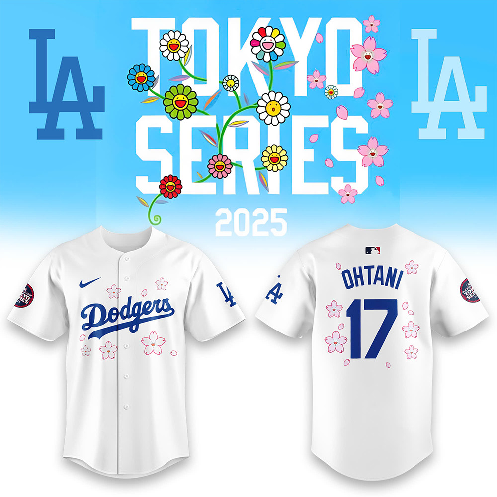 Los Angeles Dodgers Tokyo Series 2025 Jersey Presents For Baseball Lovers-1