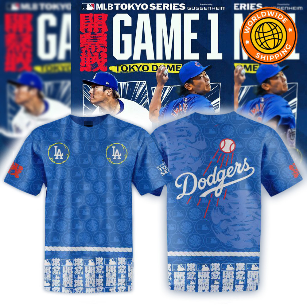 Los Angeles Dodgers Tokyo Series 2025 Shirt Dodgers Merch Dad Gifts For Father's Day 2025-1