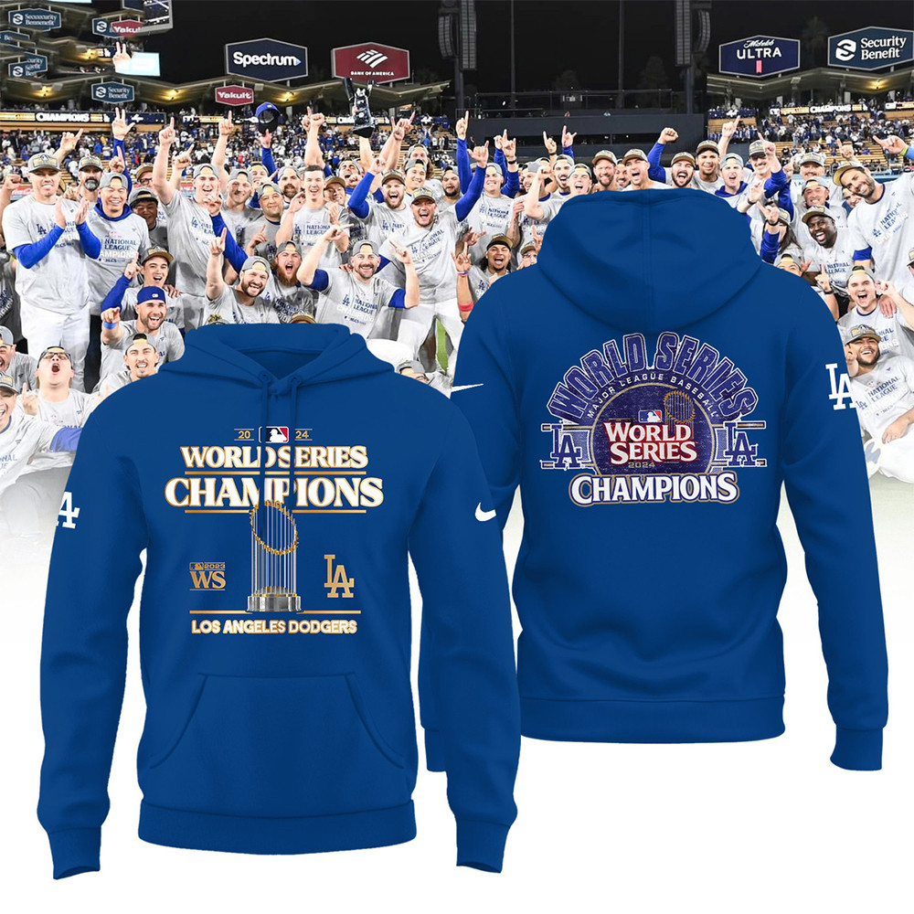 Los Angeles Dodgers World Series 2025 Hoodie October Baseball Dodgers Gift For Baseball Fans-1