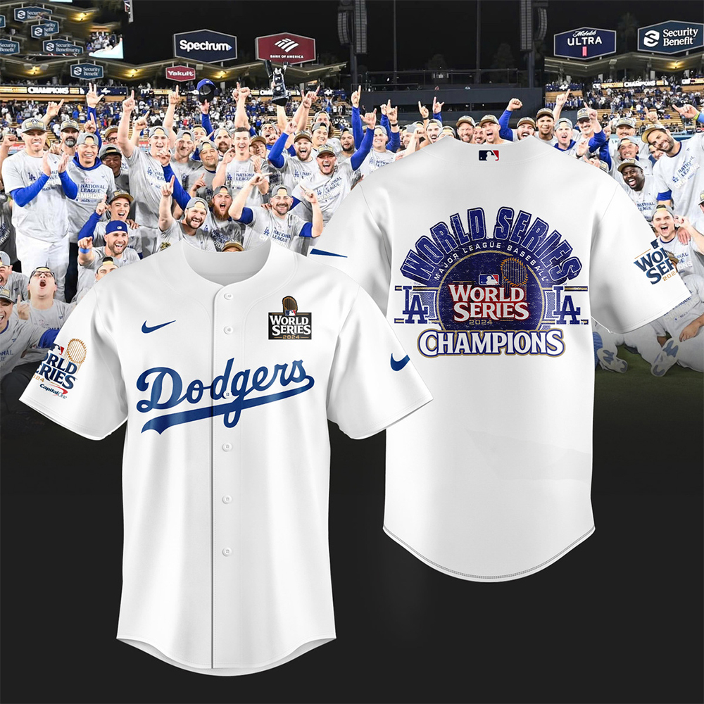 Los Angeles Dodgers World Series Champions Jersey Dodger World Series Merch Ideas Gifts-1
