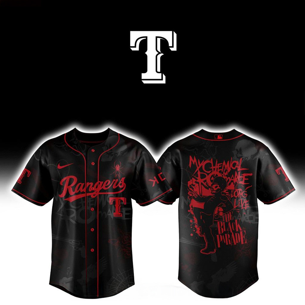 Los Angeles Dodgers X My Chemical Romance Tour 2025 Jersey LA Dodgers Merch For Fans-1