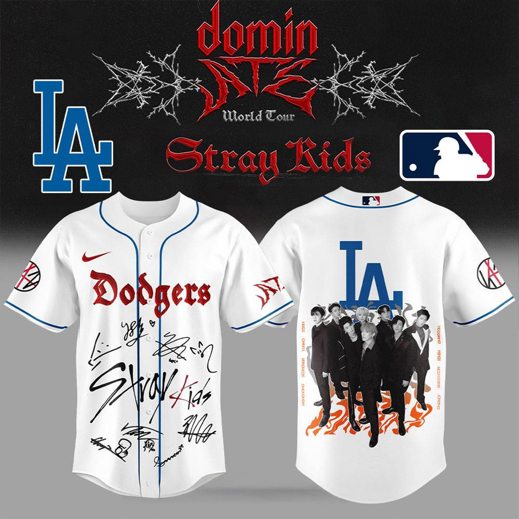 Los Angeles Dodgers x ATE Show Signature White Jersey Los Angeles Dodgers Merch Fans Gifts-1
