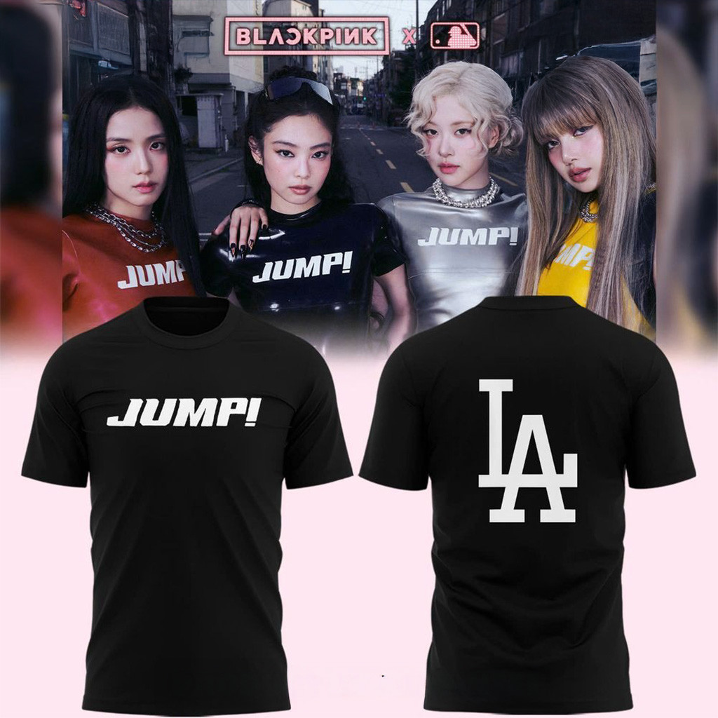 Los Angeles Dodgers x Blackpink Jump For Fans Shirt Dodgers Merch Gifts For Her-1