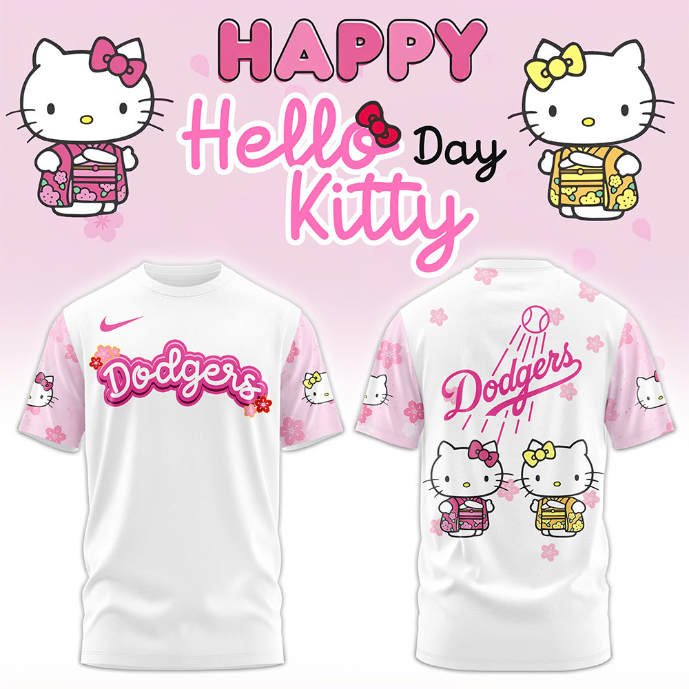 Los Angeles Dodgers x Hello Kitty 2025 Shirt Cool Baseball Gifts-1 Los Angeles Dodgers x Hello Kitty 2025 Shirt Cool Baseball Gifts-1