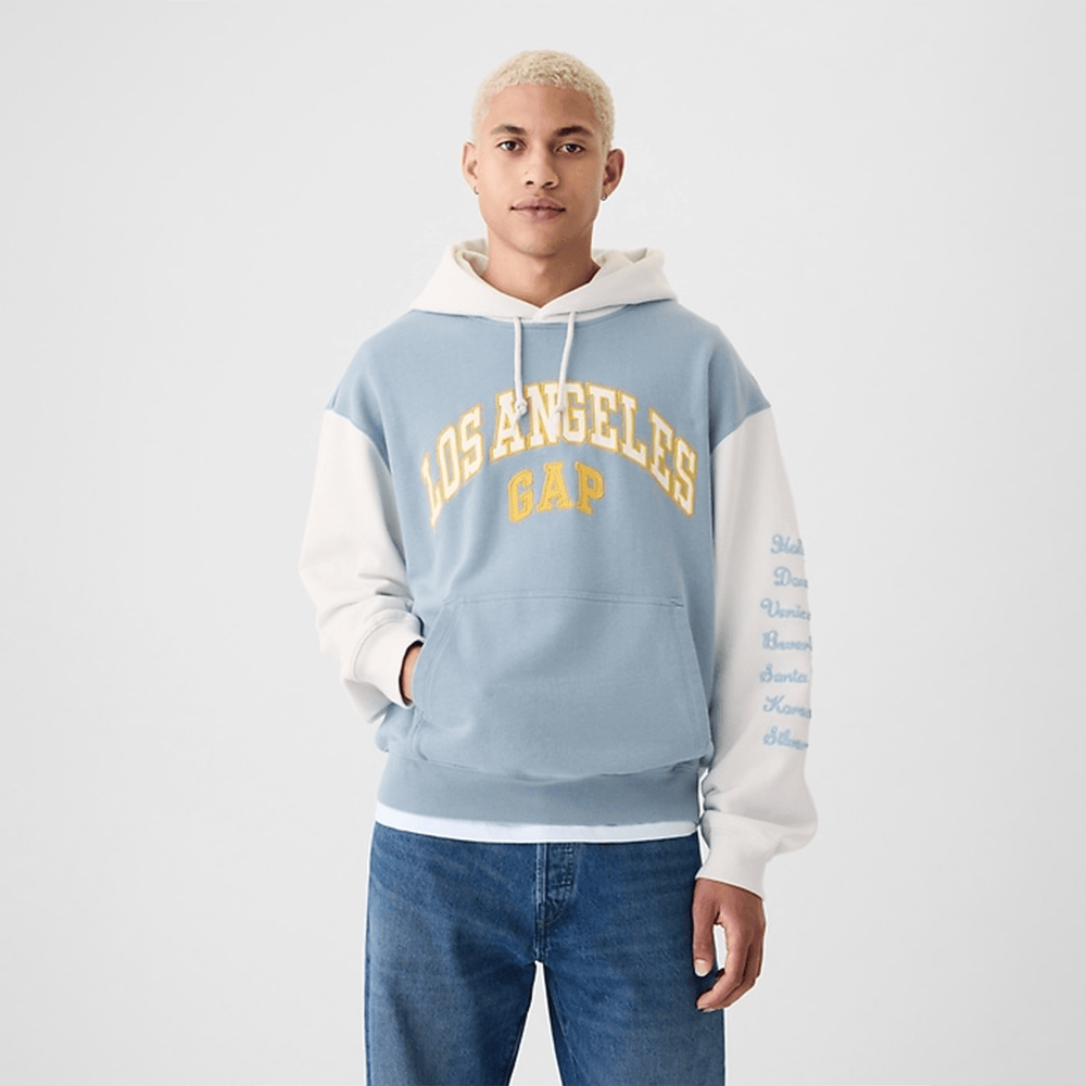 Los Angeles Gap Hoodie Gap Los Angeles City Logo Merch Gifts For Father's Day From Wife-1