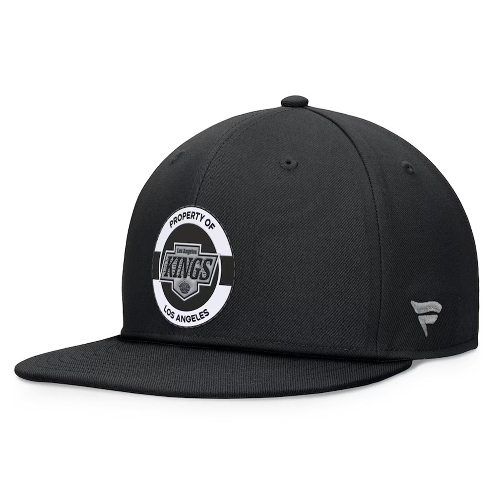 Los Angeles Kings Fanatics Black Snapback Hat Unique Gifts For Hockey Fans-1