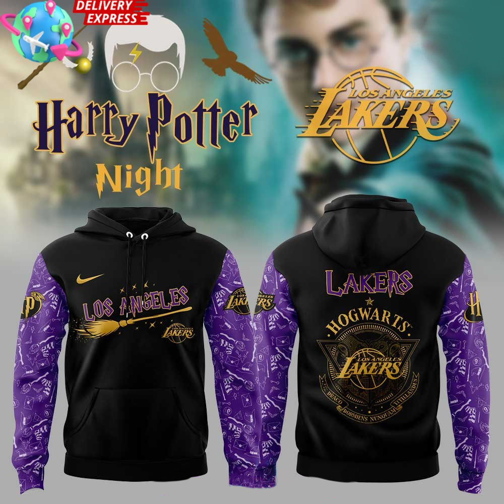 Los Angeles Lakers Harry Potter Night Special Hoodie Lakers Merch Awesome Father's Day Gifts-1