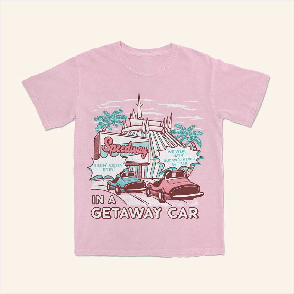 Lost Bros Trading Co Merch Speedway In A Getaway Car Shirt Best Birthday Birthday Gift For Her-1 Lost Bros Trading Co Merch Speedway In A Getaway Car Shirt Best Birthday Birthday Gift For Her-1