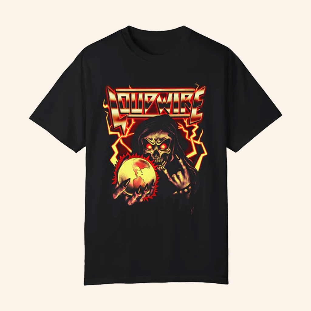 Loudwire Merch '80S Metal Black T-Shirt Gift For Friends-1