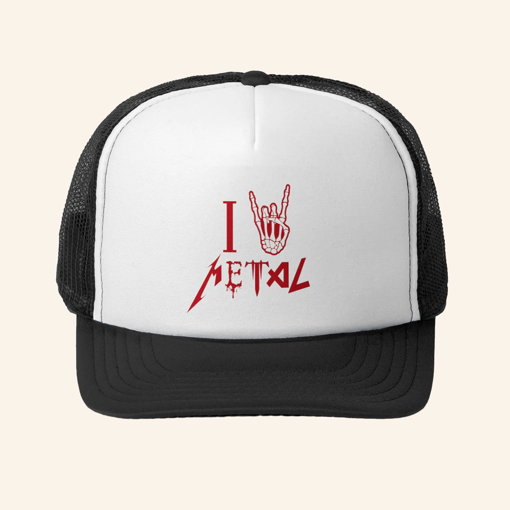 Loudwire Merch Metal Trucker Hat Gift Ideas For Husband-1