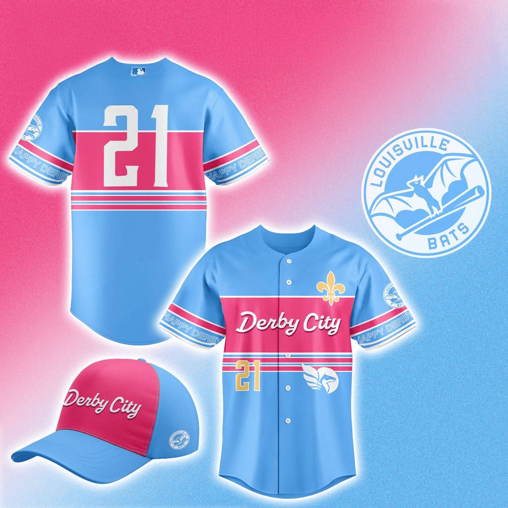 Louisville Bats x Derby City 2025 Jersey Louisville Bats Merch Good Fathers Day Gifts-1