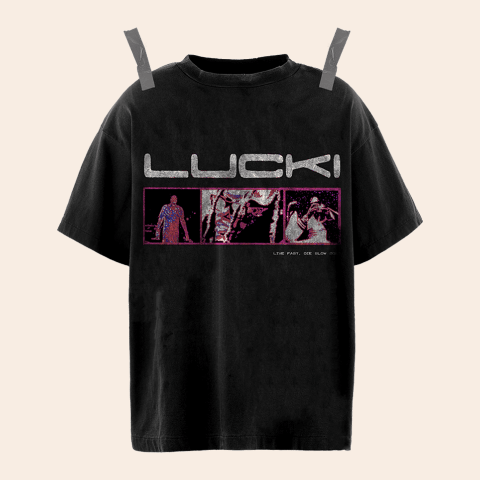 Lucki Merch Luckivault Merchandise T-Shirt 1St Mothers Day Gifts Gift for Dad Gifts For Friends-1