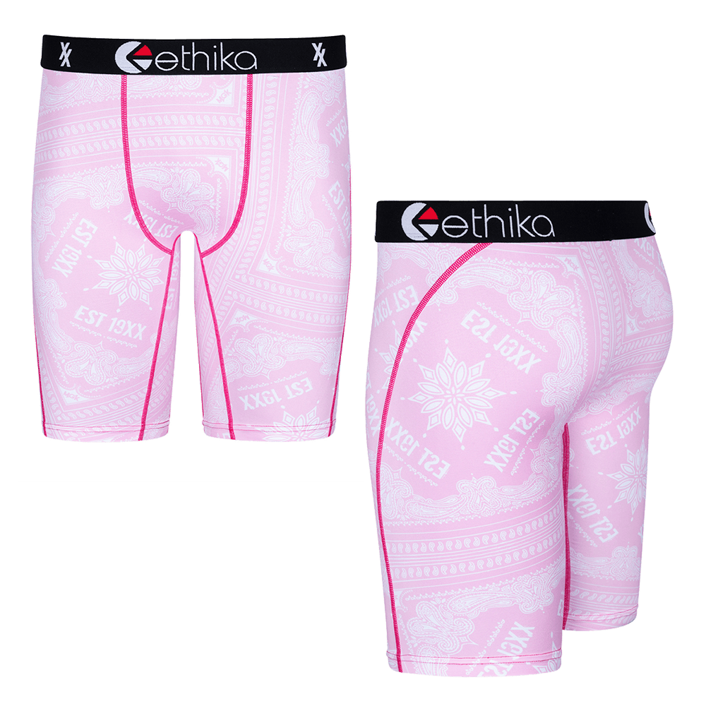 MGK Merch Ethika Pink Bandana Men's Staple Boxers Machine Gun Kelly Merchandise Husband Gifts-1