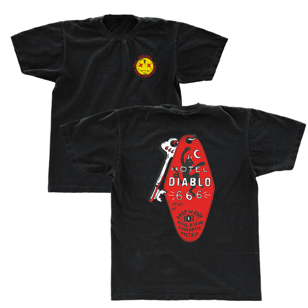 MGK Merch Hotel Diablo Key T-Shirt Machine Gun Kelly Merchandise Dad Gifts For Father's Day 2025-1