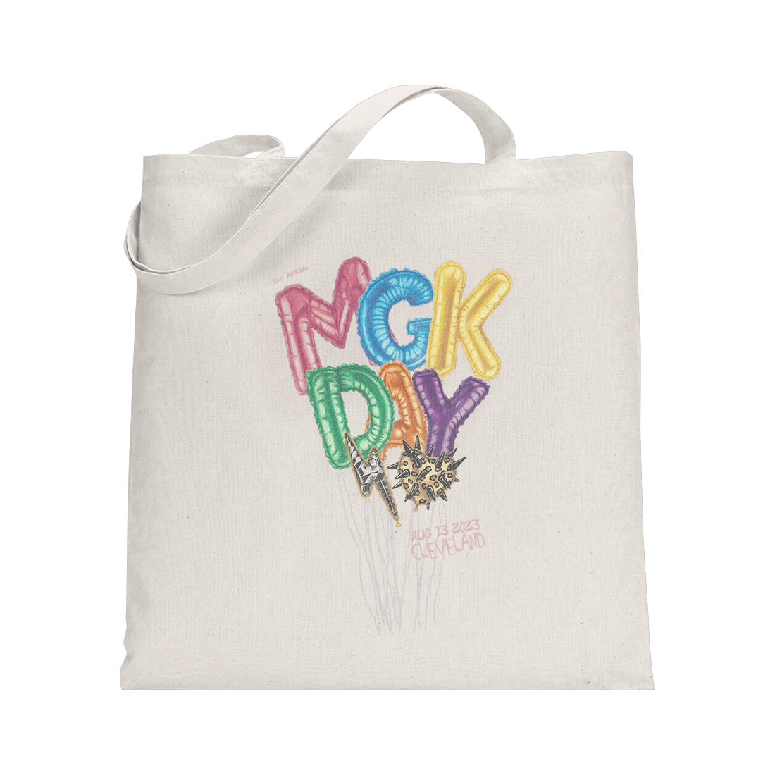 MGK Merch MGK Day Tote Bag Machine Gun Kelly Merchandise Mothers Day Gift For Friends-1