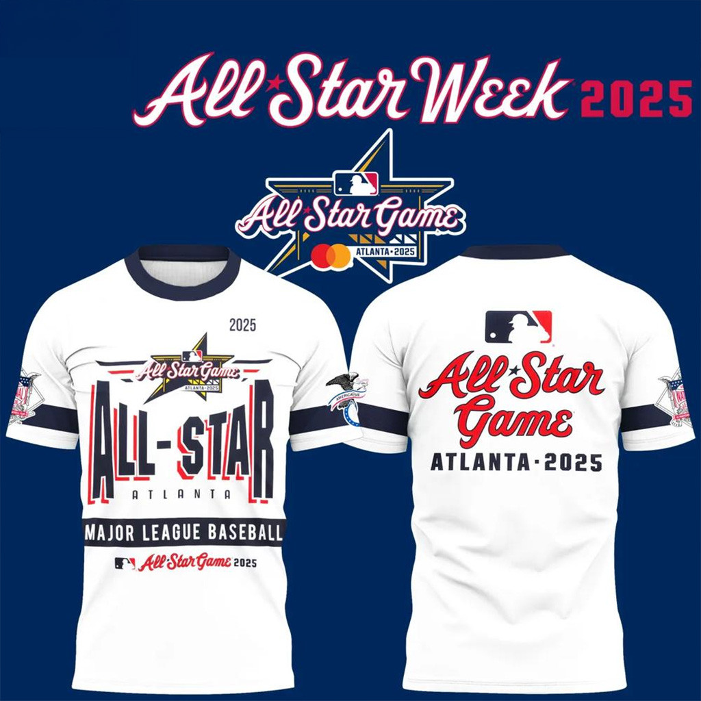 MLB All Star Game Atlanta 2025 T-Shirt MLB Merch Unique Gifts For Baseball Fans-1