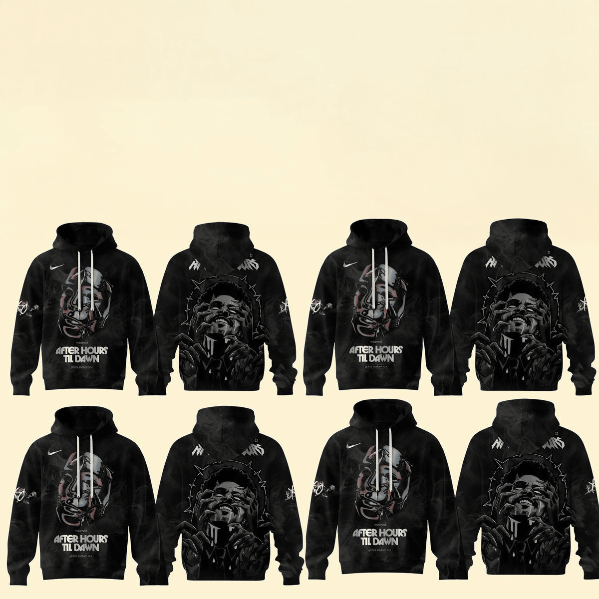 MLB All Teams X The Weeknd Tour 2025 Hoodie MLB Merch Gifts For Fans-1