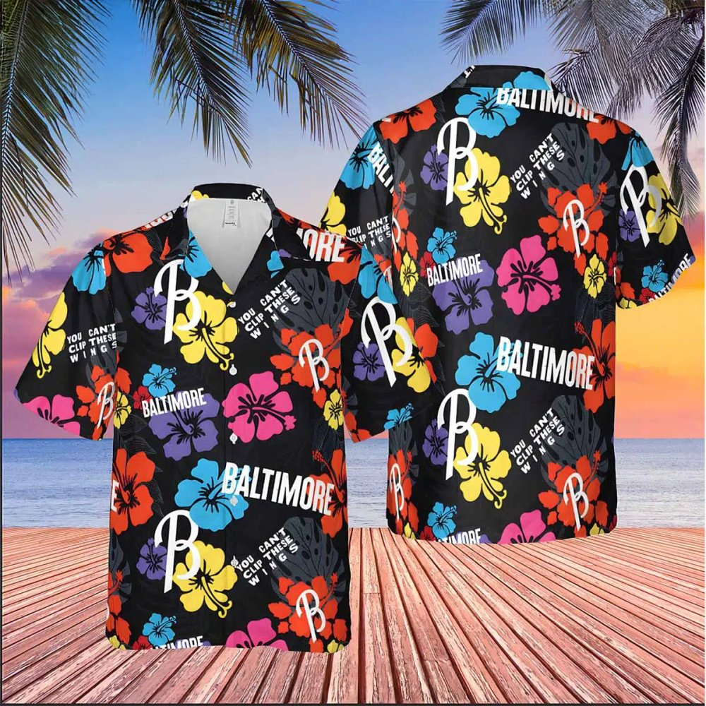 MLB Baltimore Orioles City Connect Hawaiian Shirt MLB Merch Father's Day Presents For Son-1