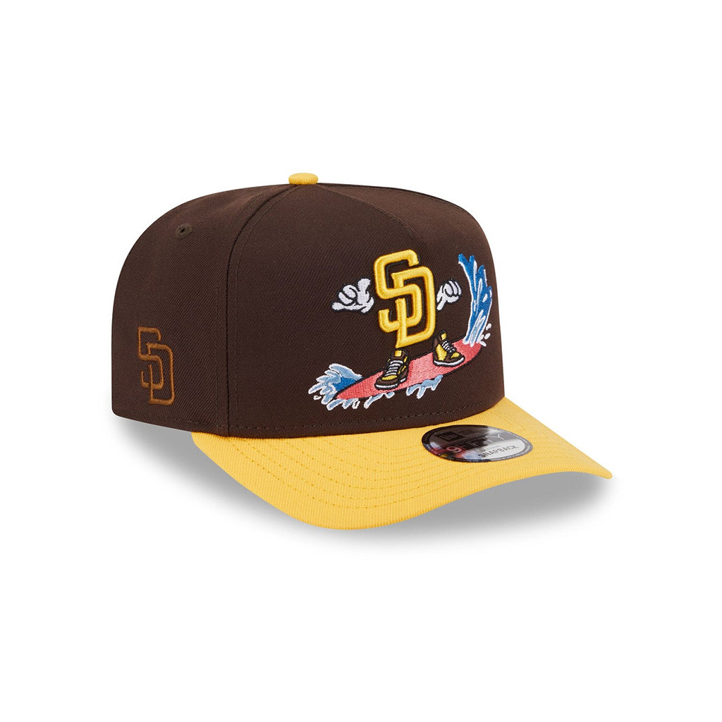 MLB Cartoon Hat San Diego Padres Embroidered Hat San Diego Padres Merch Gifts For Baseball Fans-1