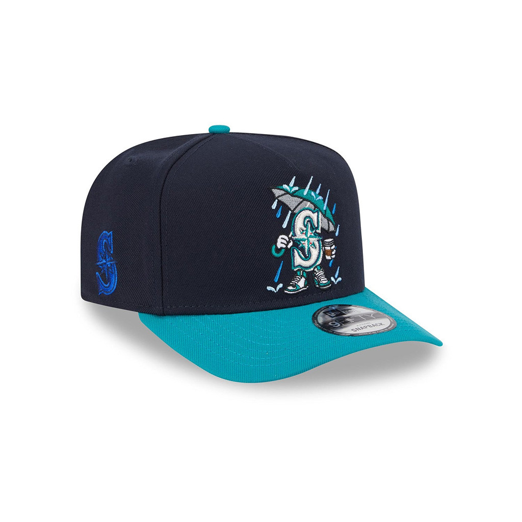 MLB Cartoon Hat Seattle Mariners Embroidered Hat Seattle Mariners Merch Boyfriend Gifts-1
