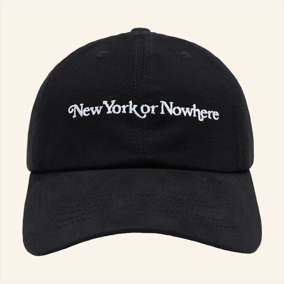 MSG Merch Nyon X Knicks Black Hat New York Or Nowhere Embroidered Hat Dad Gifts Gifts For Fans-1